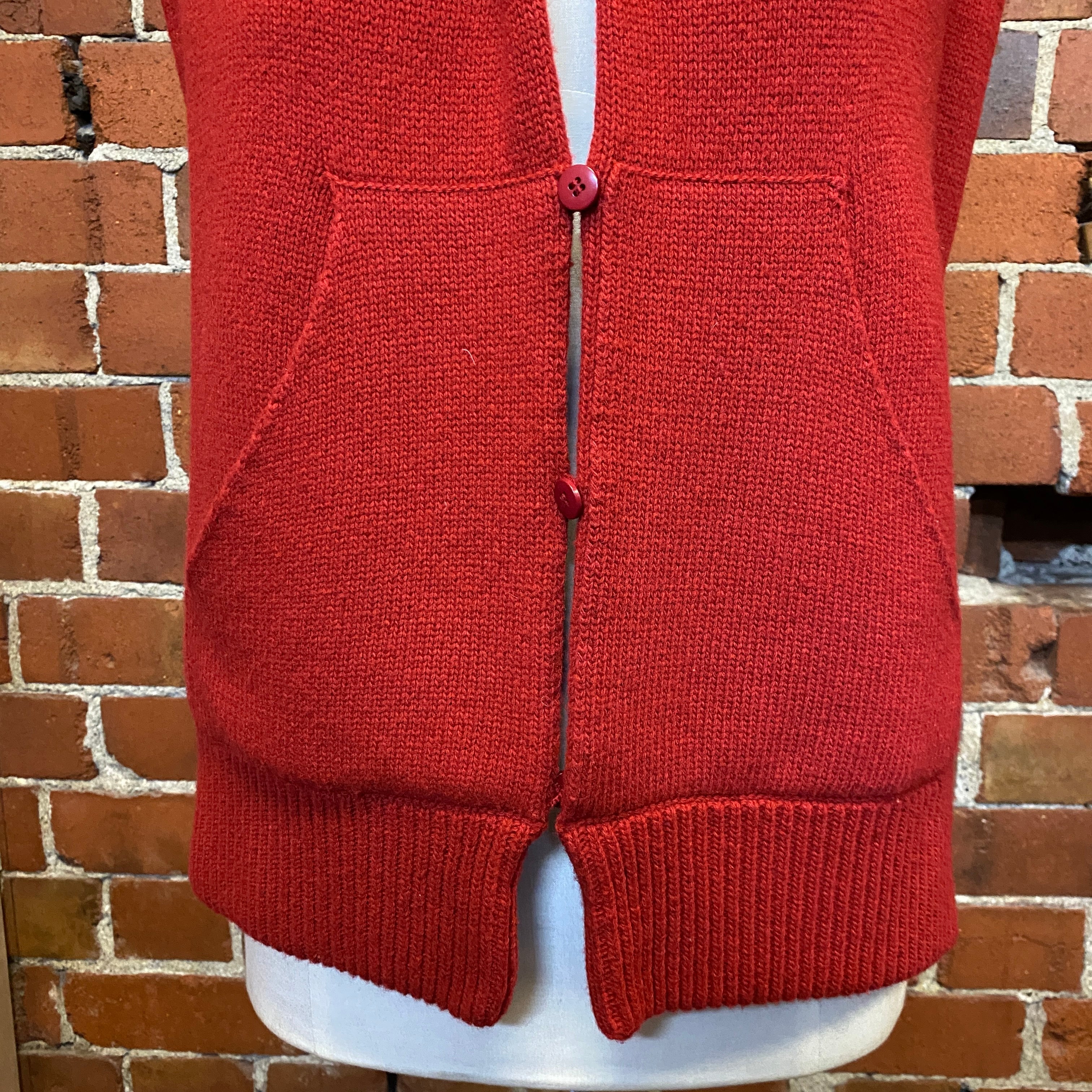 MARTIN MARGIELA early MM6 wool vest