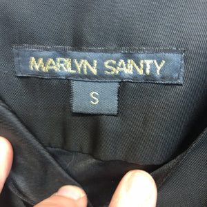 MARILYN SAINTY 1995 rayon and mesh slip dress
