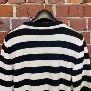 SAINT LAURENT striped wool jumper