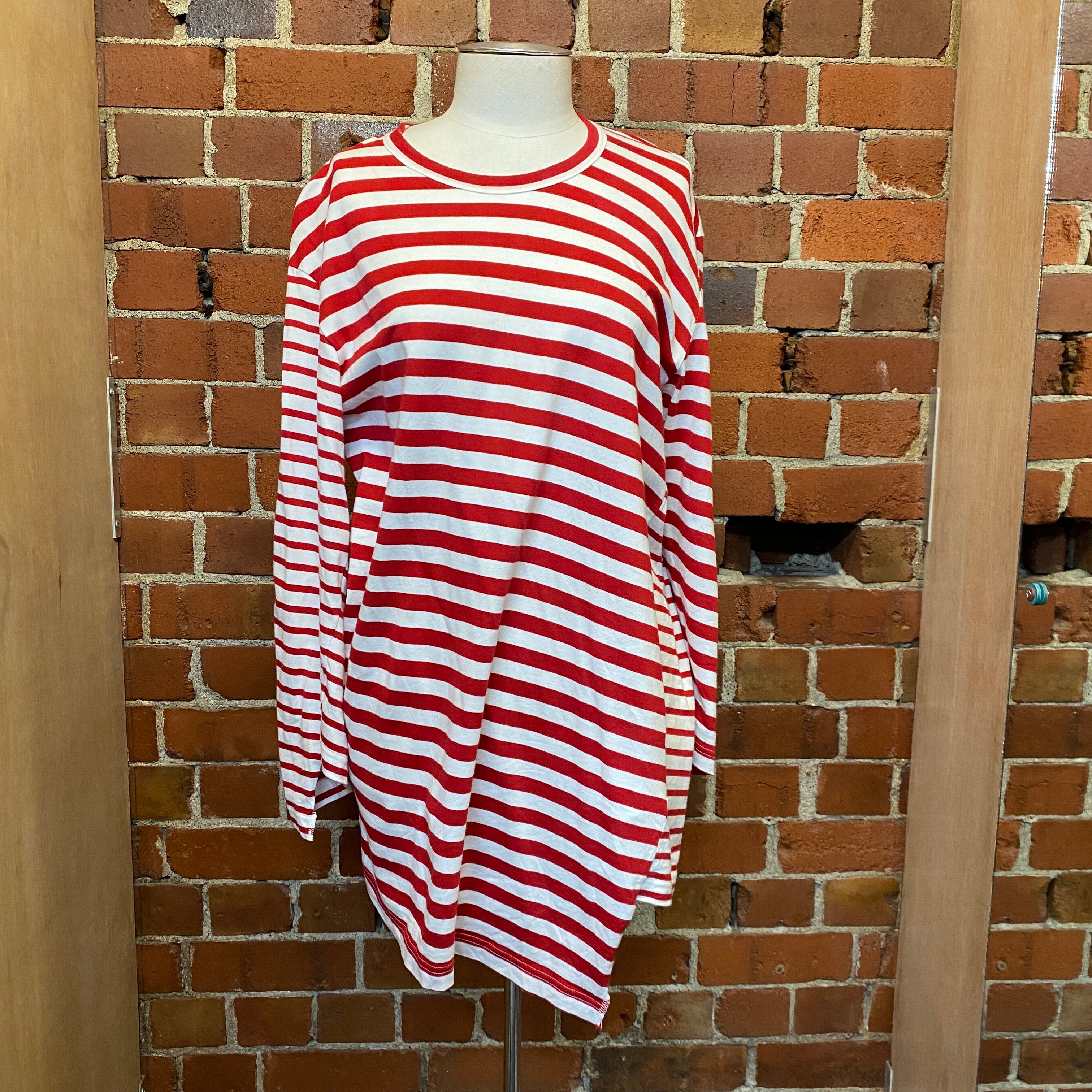 COMME DES GARCONS striped skivvy