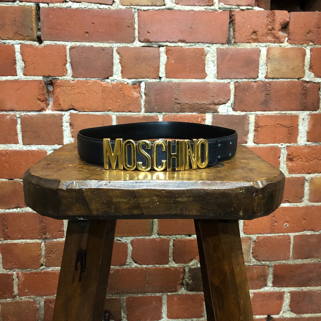 MOSCHINO leather belt