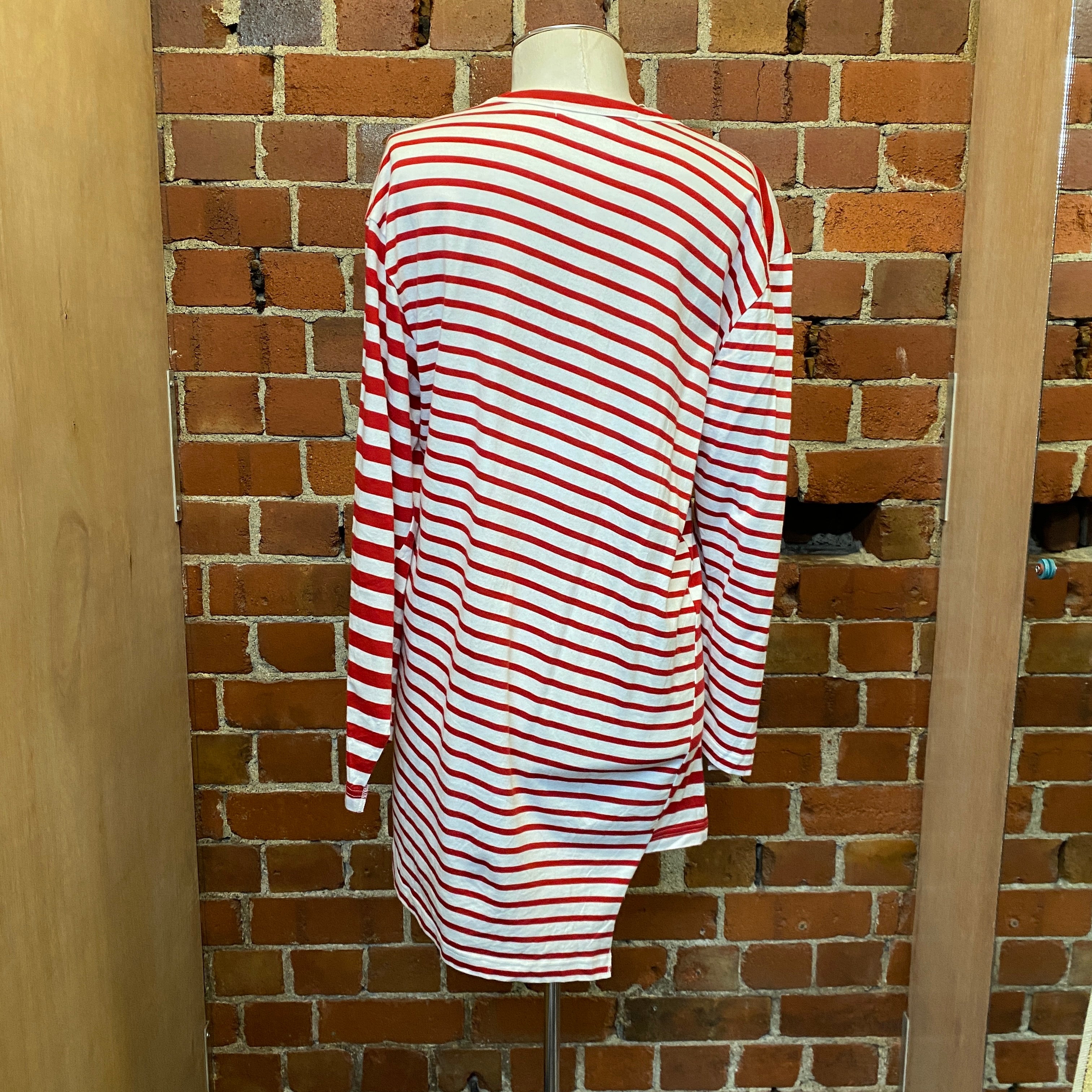 COMME DES GARCONS striped skivvy