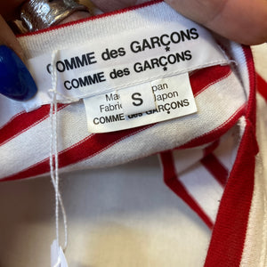 COMME DES GARCONS striped skivvy