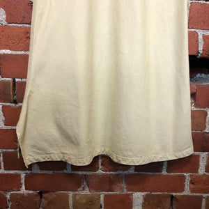 YOHJI YAMAMOTO canvas split bottom 3/4 skirt