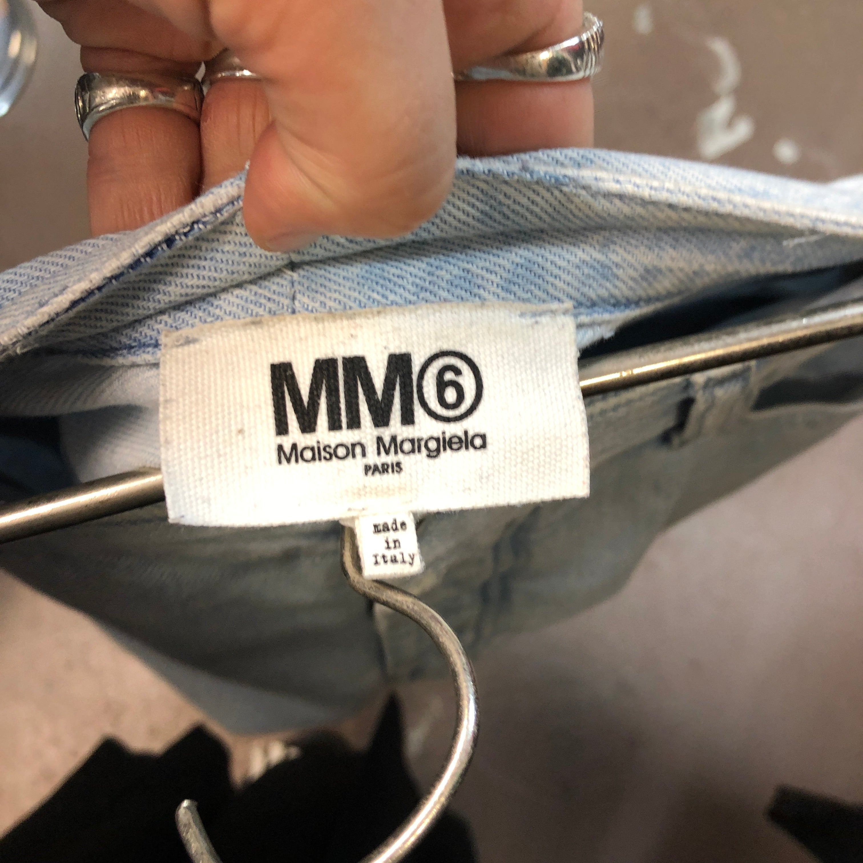 MARGEILA MM6 cropped jeans