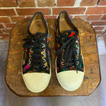 DRIES VAN NOTEN floral velvet sneakers 39