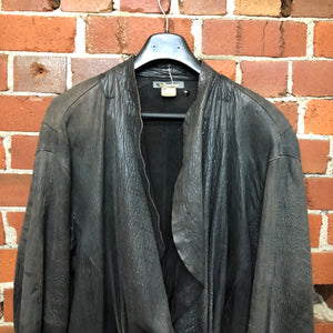ISSEY MIYAKE 1980s skin leather jacket