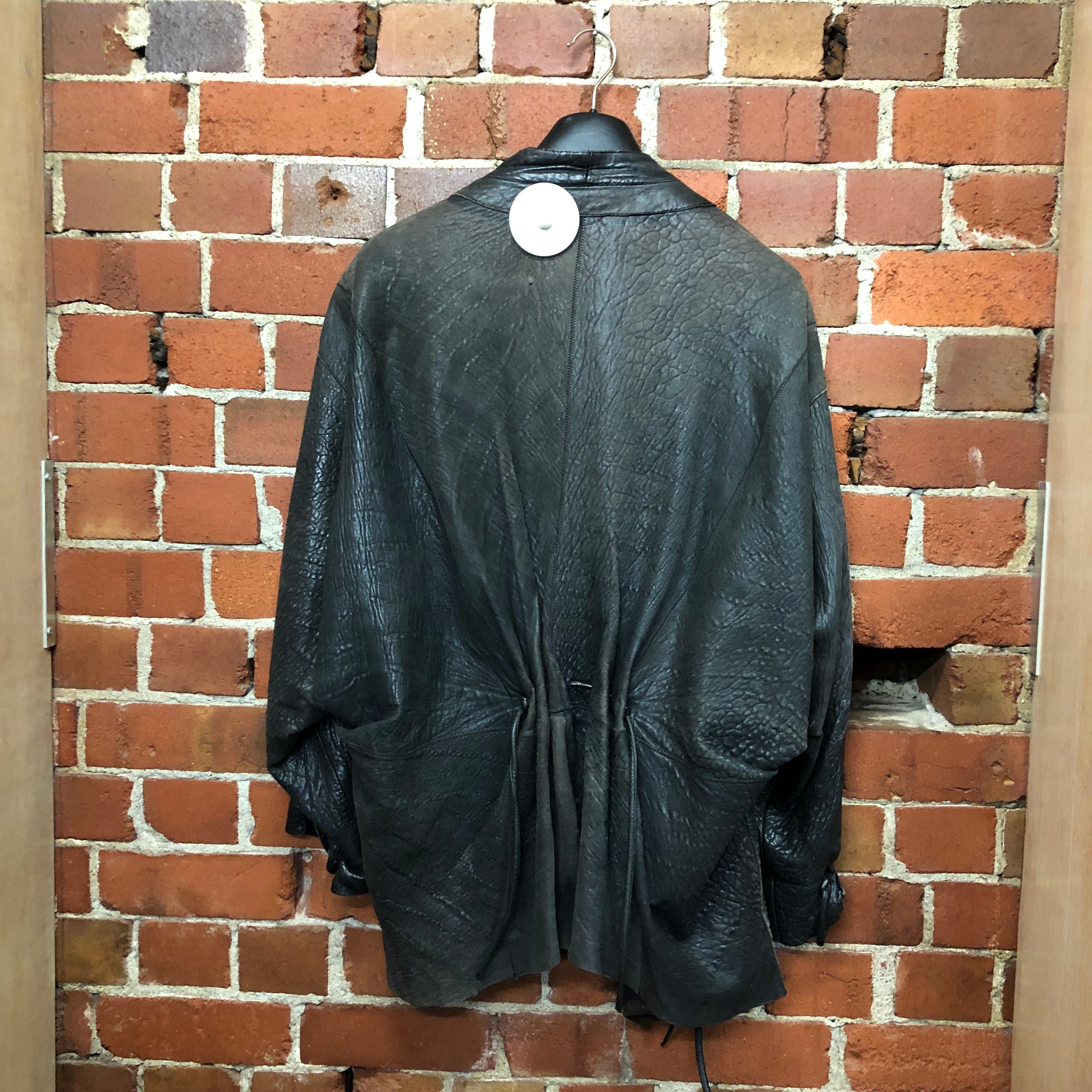 ISSEY MIYAKE 1980s skin leather jacket