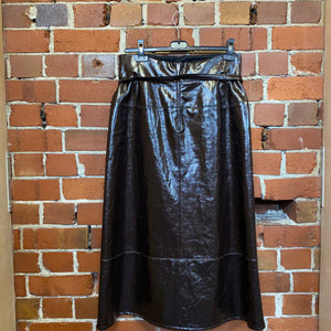 LEMARIE patent vinyl skirt