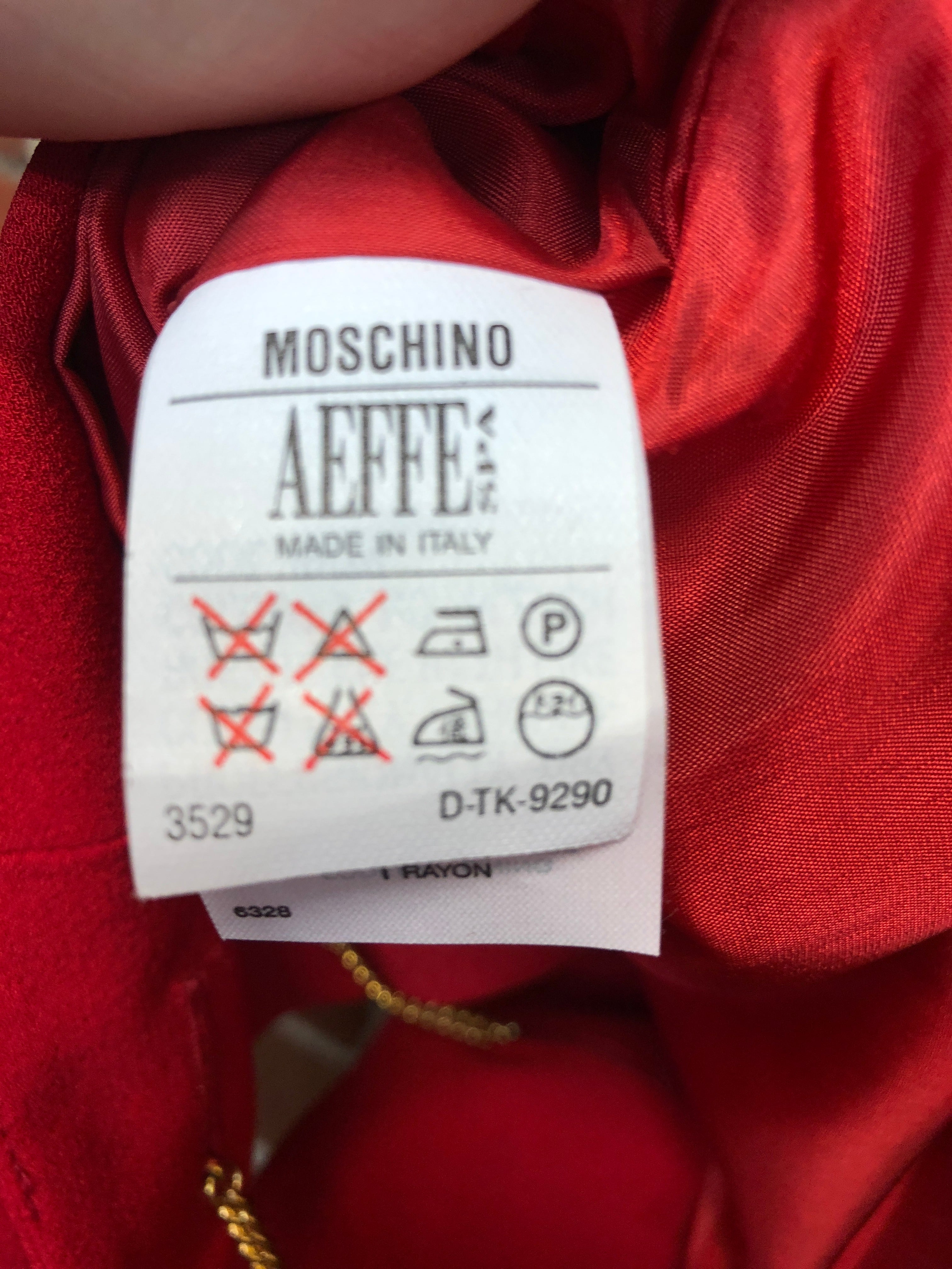 MOSCHINO 1980s cropped summer jacket