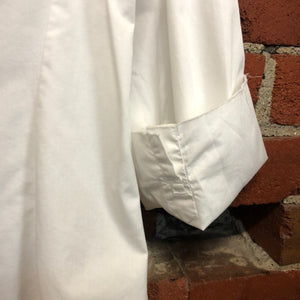ANN DEMEULEMEESTER beaded tie cotton shirt