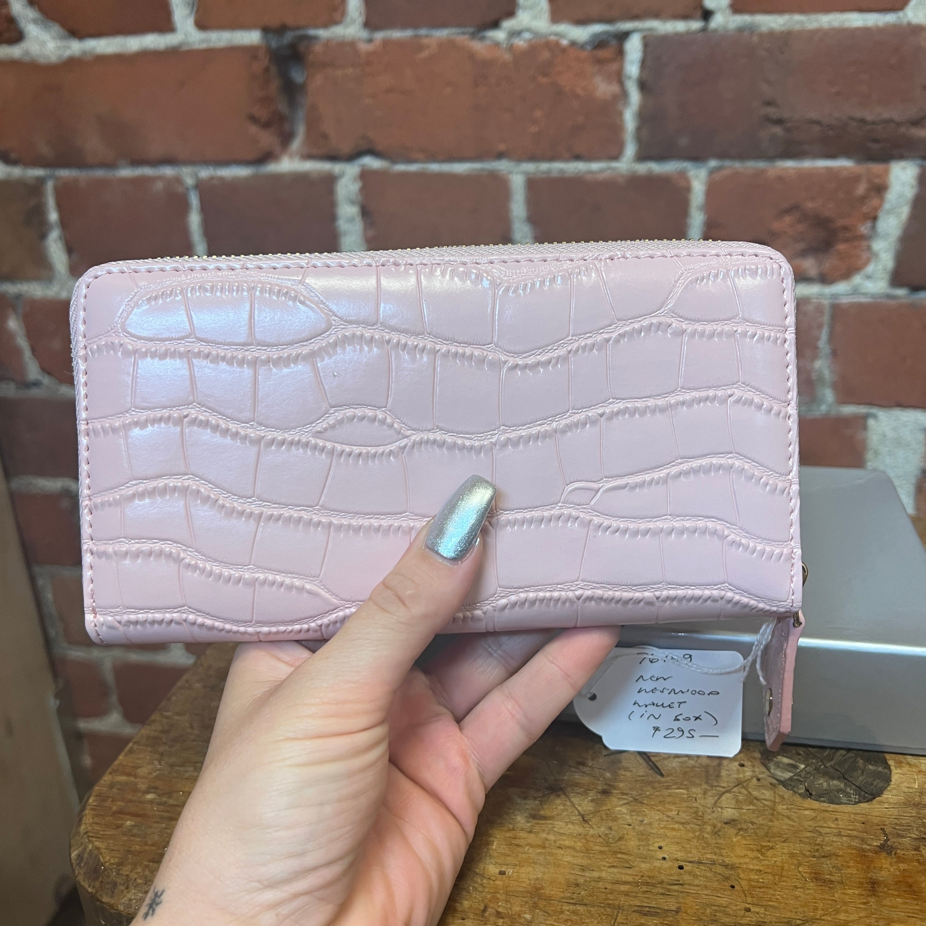 VIVIENNE WESTWOOD croc print wallet