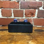 Sterling silver and lapis lazuli cufflinks