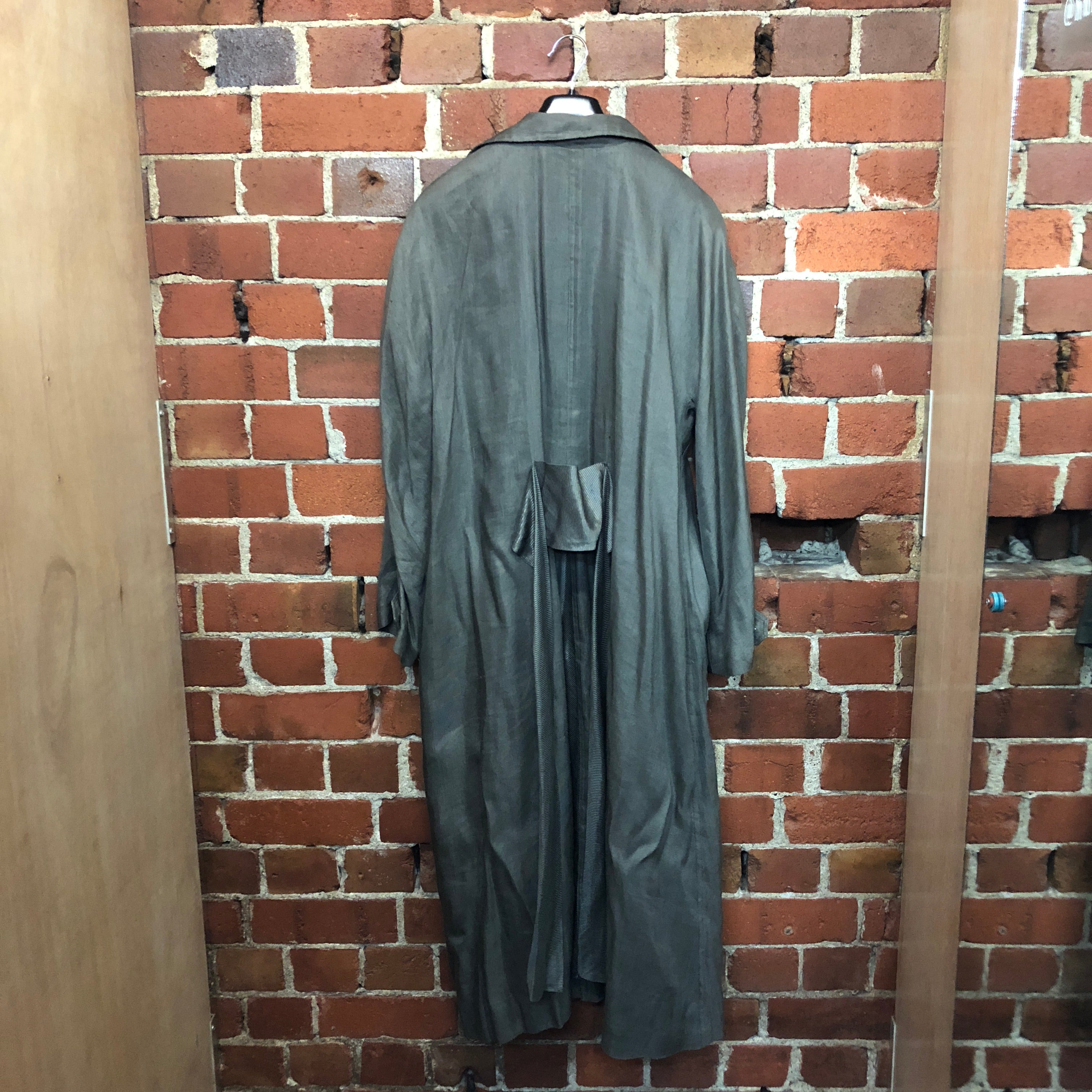 MARILYN SAINTY heavy linen 1988 coat