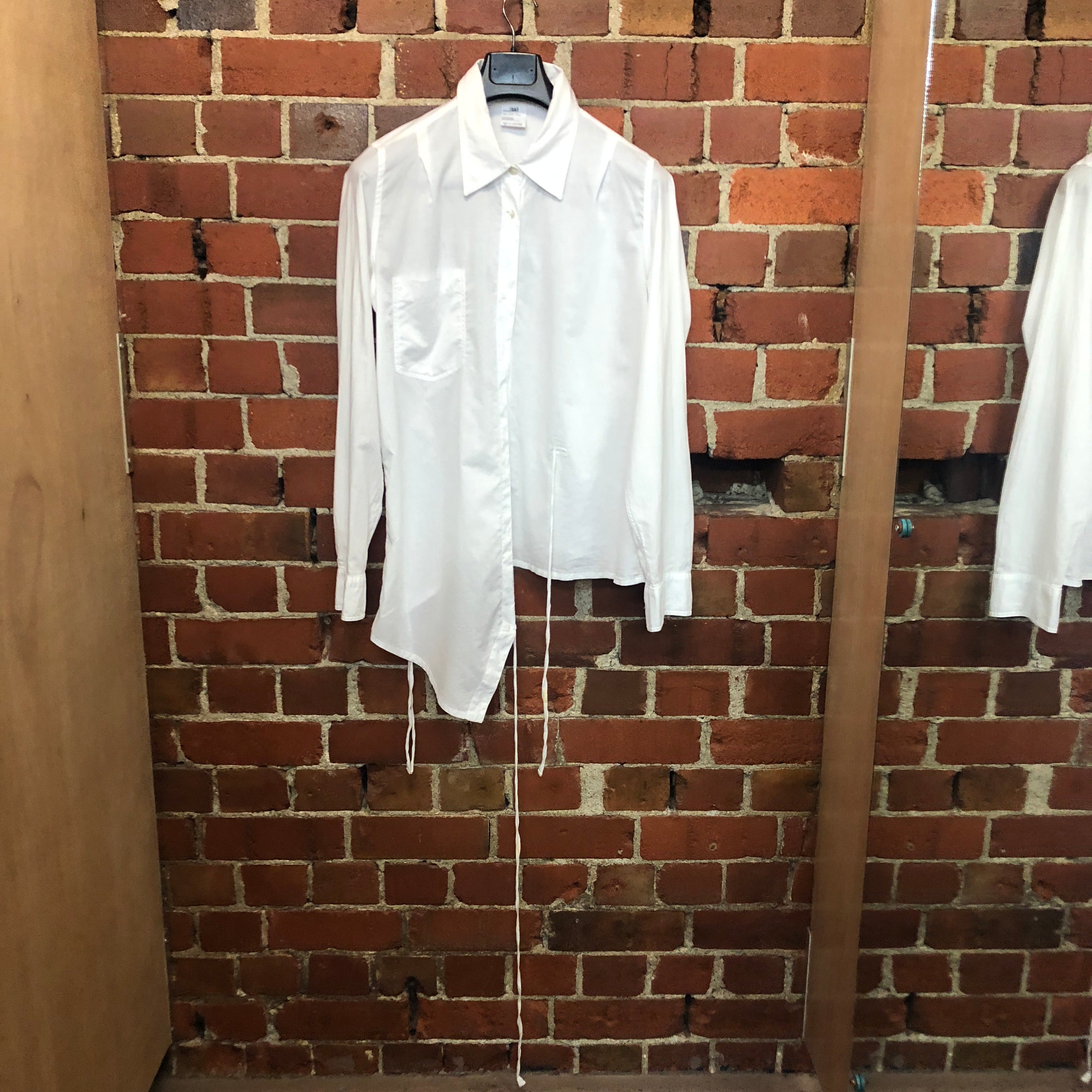 ANN DEMEULEMEESTER cotton white shirt