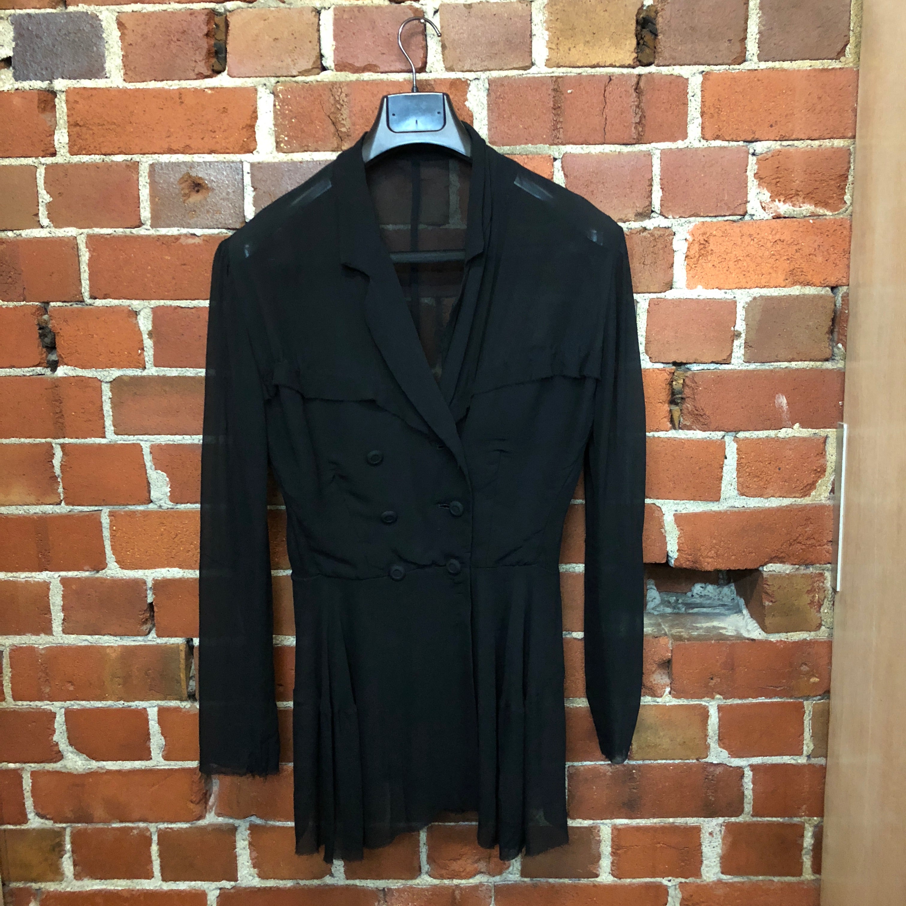 YOHJI YAMAMOTO 1980s pure silk jacket or top