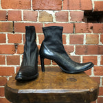 DIRK BIKKEMBERG leather sock ankle boots 37.5