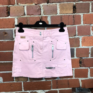 MOSCHINO Jeans 1990's cargo denim mini skirt