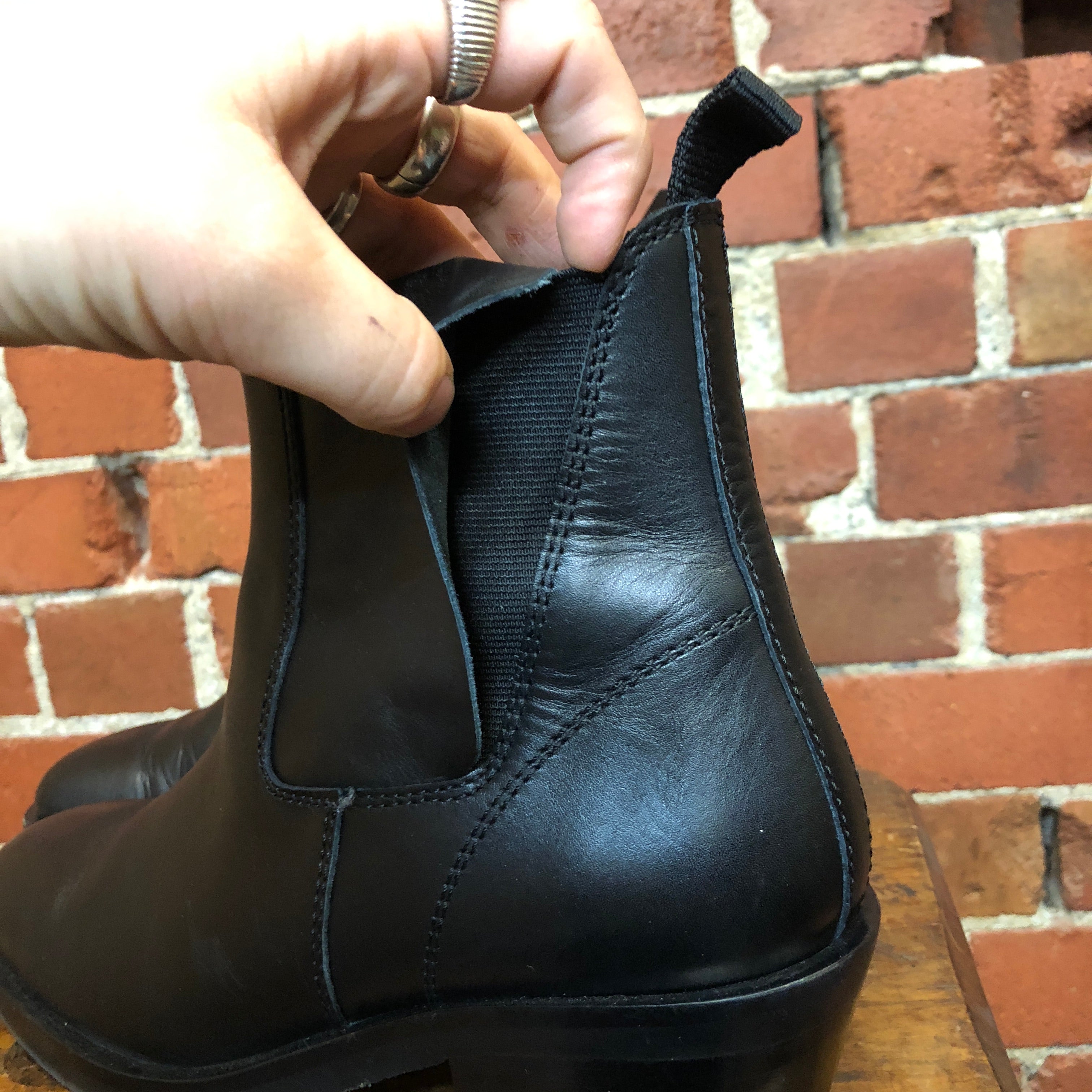 ACNE this season leather ankle boots 41