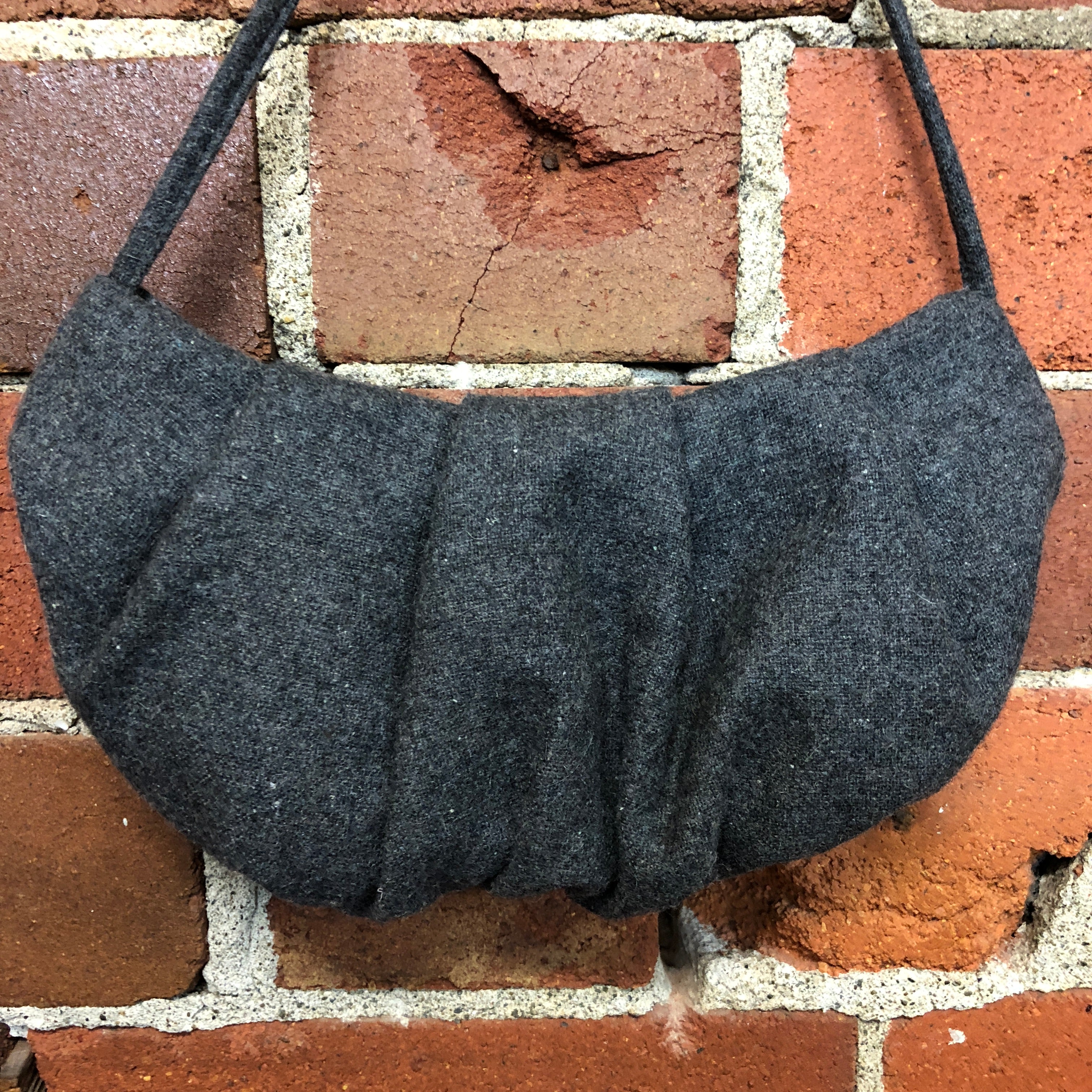 COMME des GARÇONS mini wool felt handbag