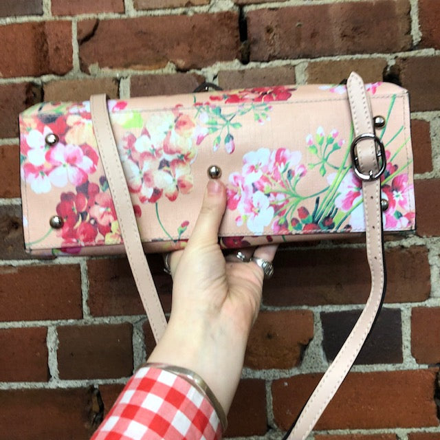 GUCCI floral handbag