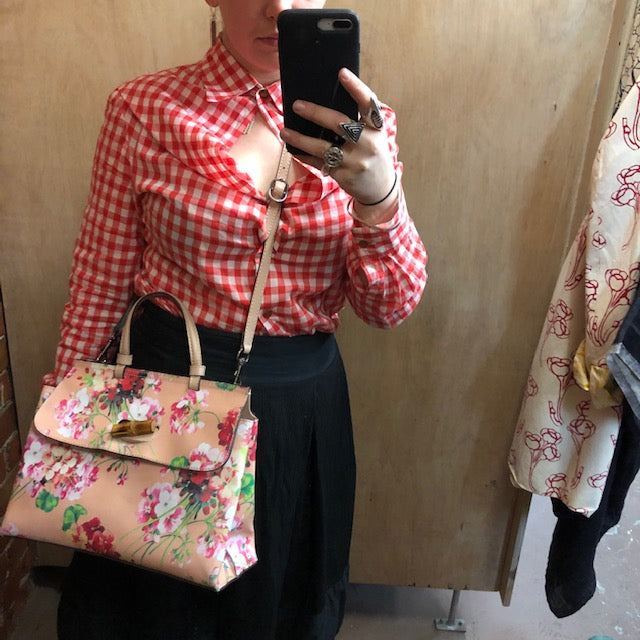 GUCCI floral handbag