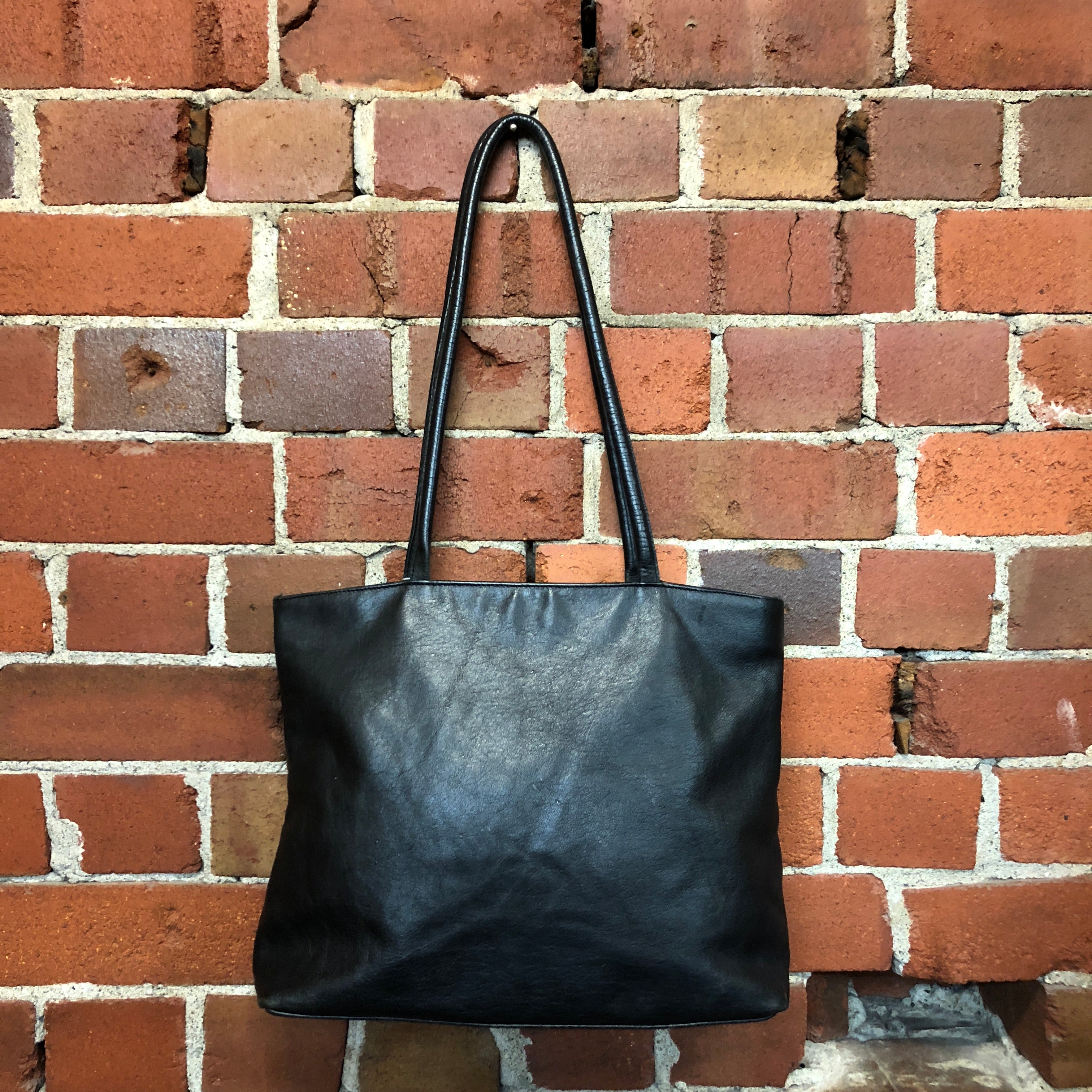 PRADA leather tote handbag