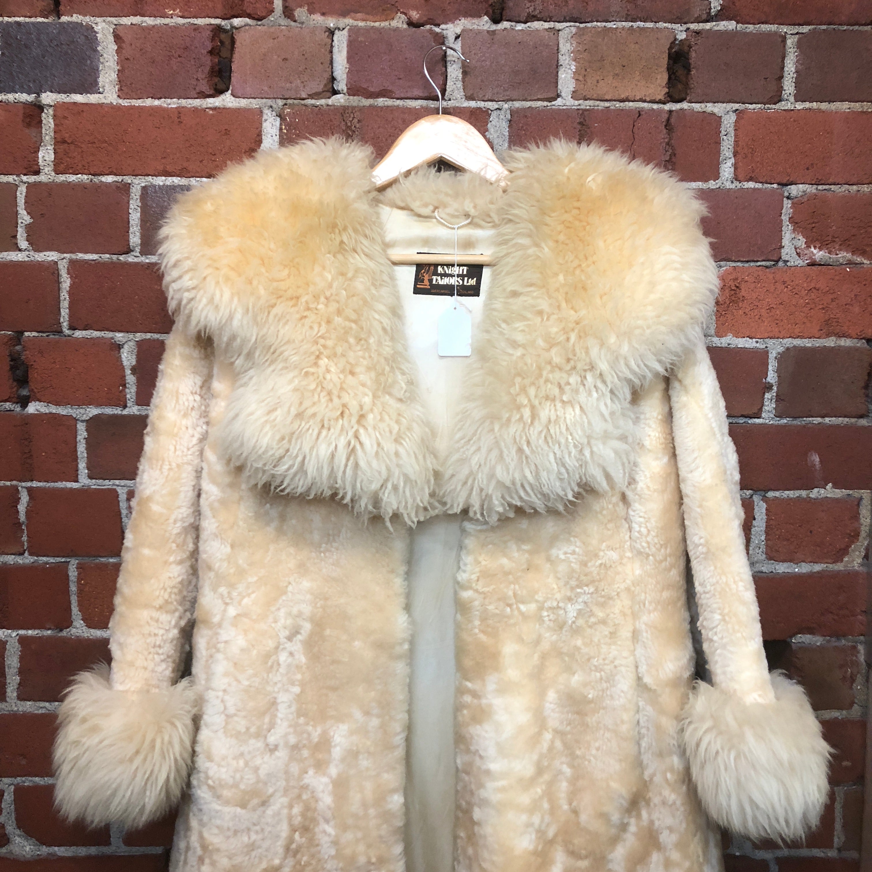 1970s plush sheepskin coat