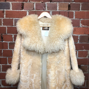 1970s plush sheepskin coat