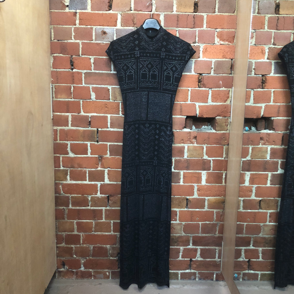 TADASHI 1990S slinky gown