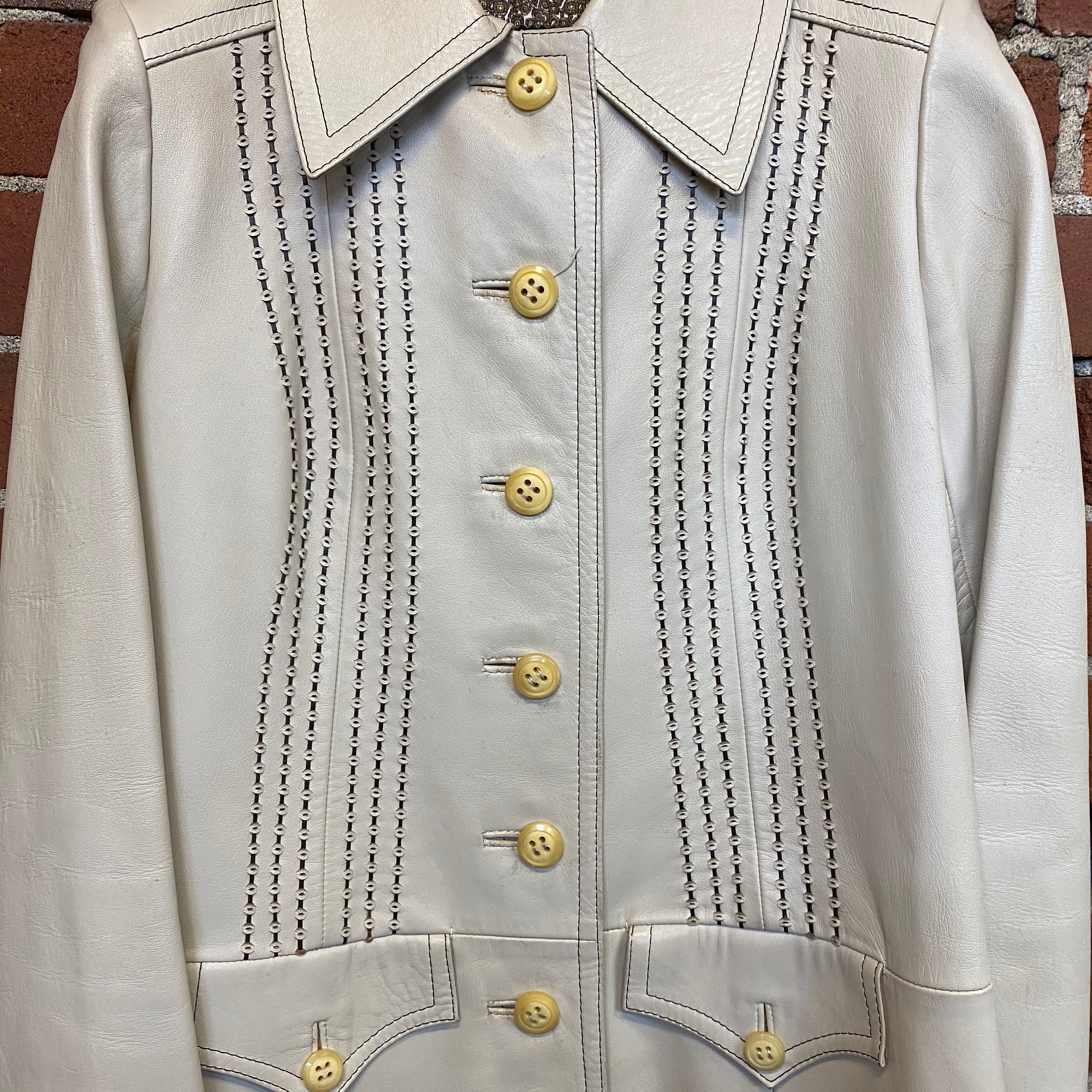 1970s LEATHER coat