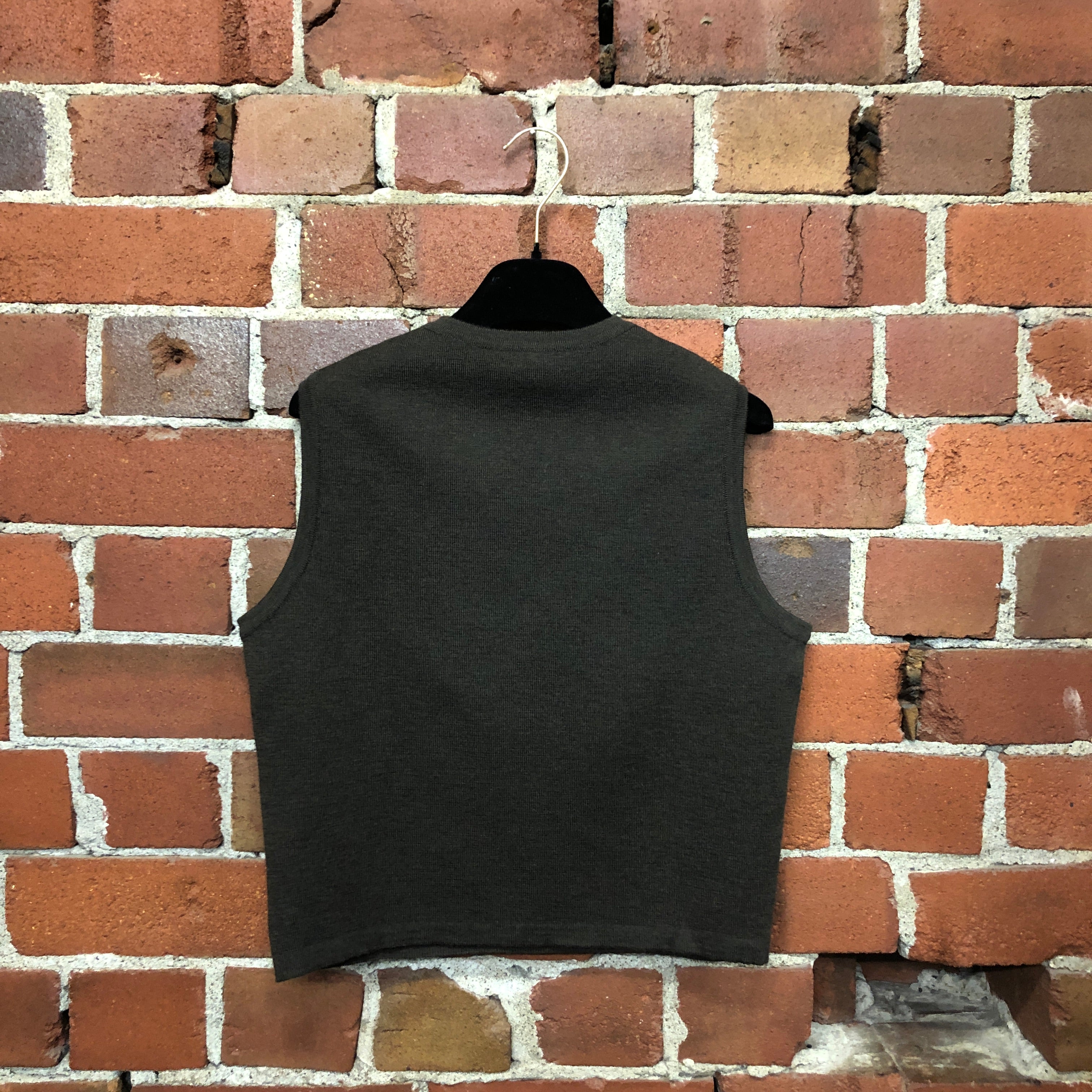 MOSCHINO slashed wool vest