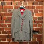 MOSCHINO 1990s amazing riding style blazer