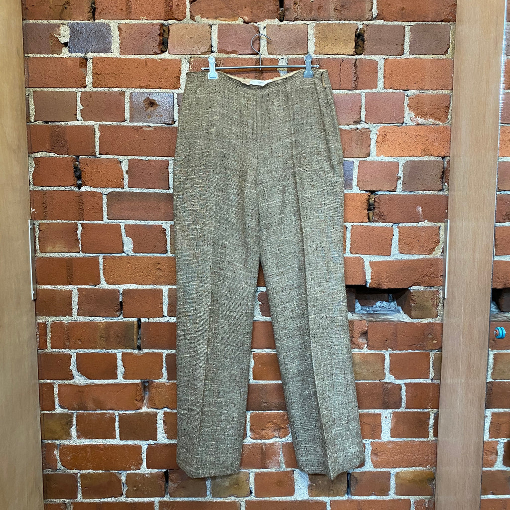 PRADA wool and silk tweed trousers