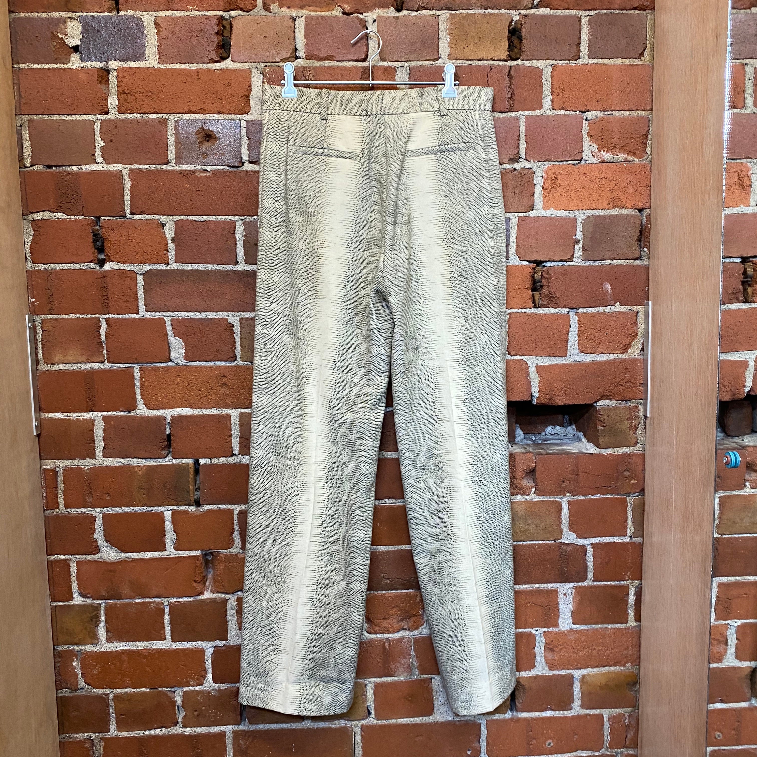 CHLOE snakeskin print trousers