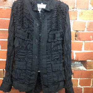 JUNYA WATANABE COMME DES GARCON incredible gathered fabric jacket