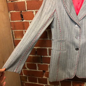 MOSCHINO 'bespoke' pinstriped blazer jacket