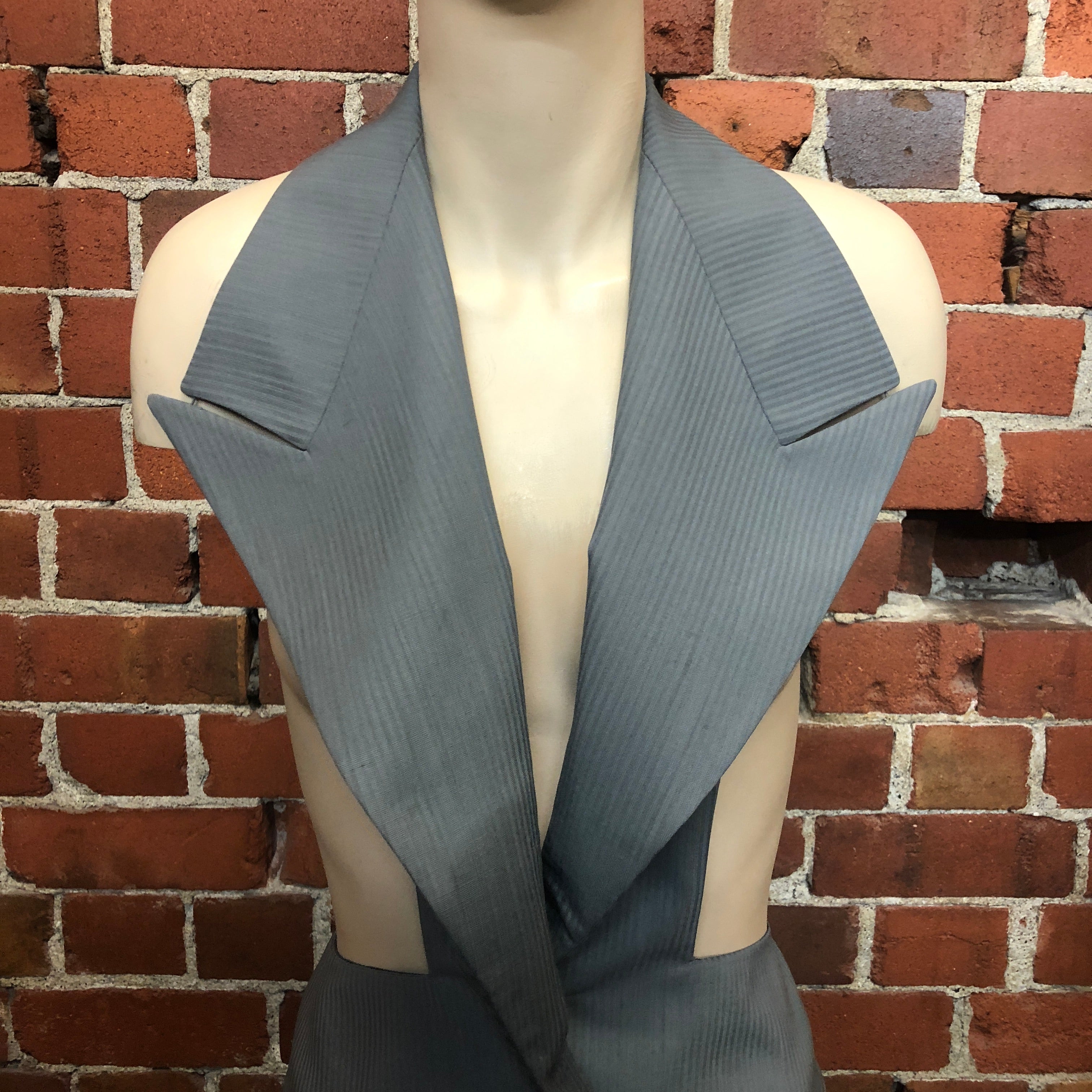 MARGIELA white label artisanal cut-out blazer