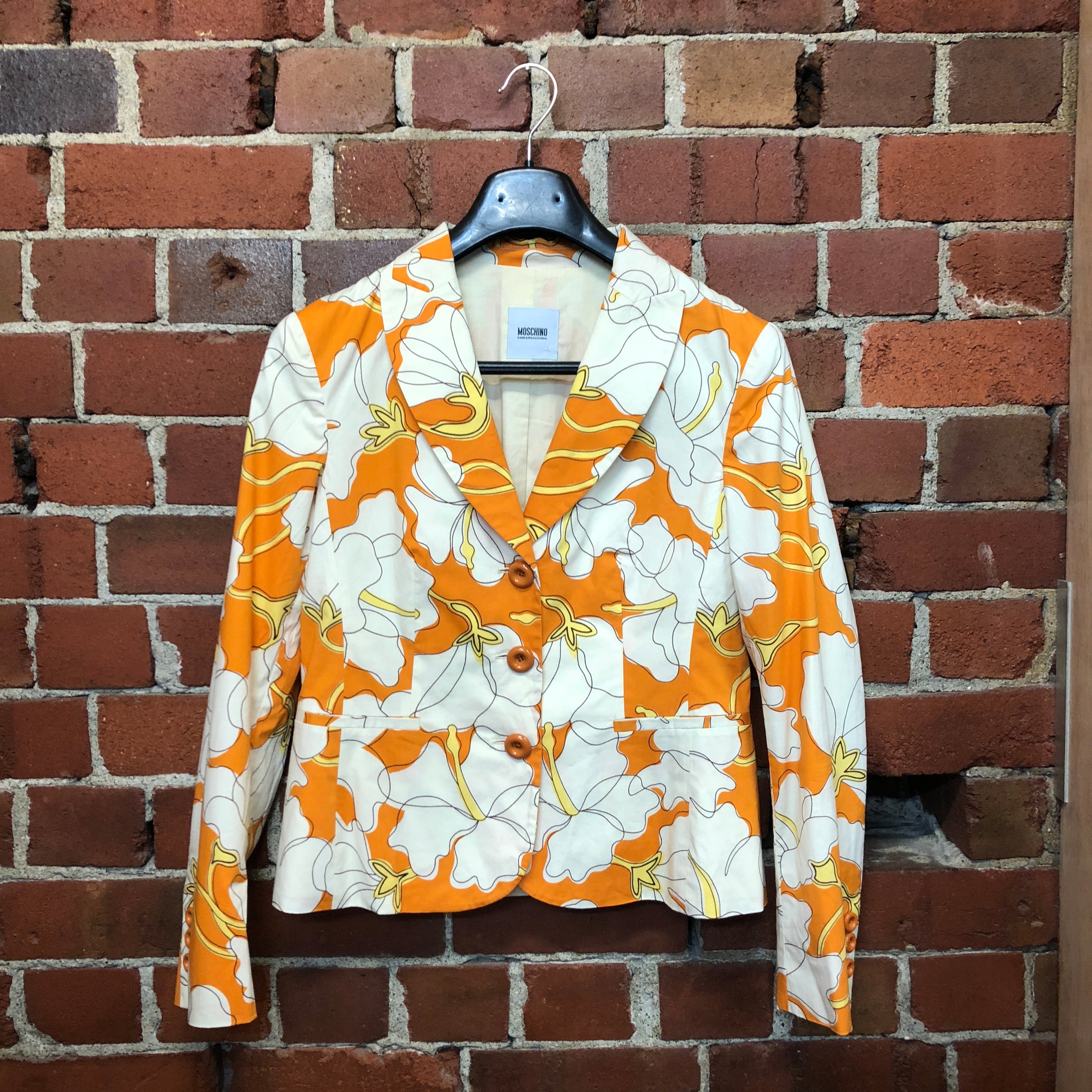 MOSCHINO cotton floral  jacket 12
