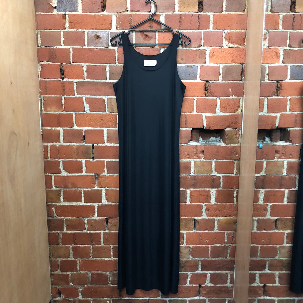 MARGIELA double layer nylon maxi gown dress