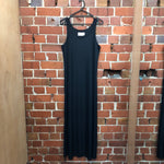 MARGIELA double layer nylon maxi gown dress