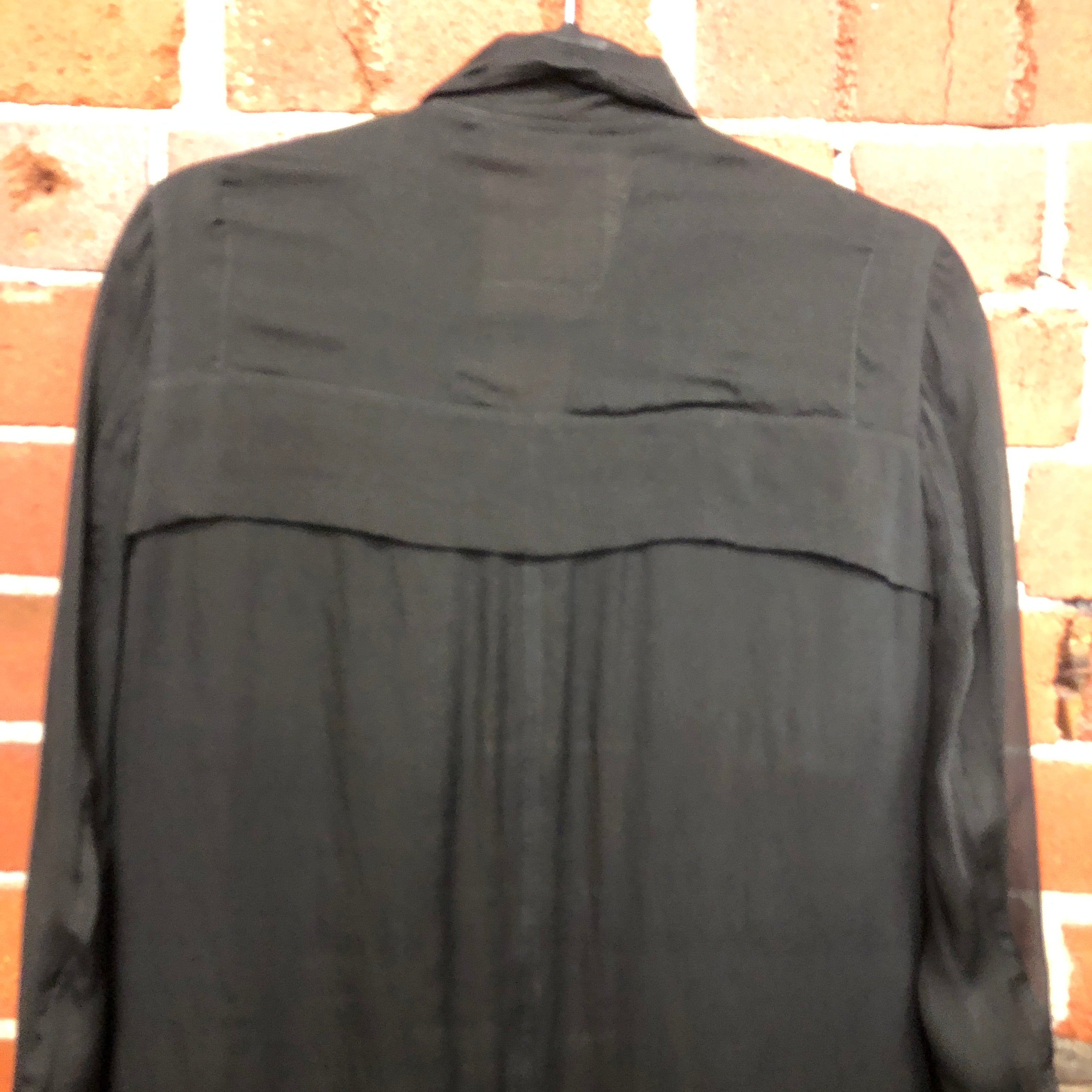 RICK OWENS double layer silk jacket