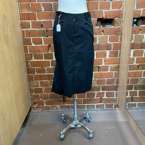 YOHJI YAMAMOTO polished cotton skirt