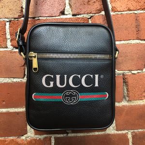 GUCCI 2019 leather messenger bag
