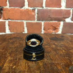 9CT gold, Diamonds and Garnet ring