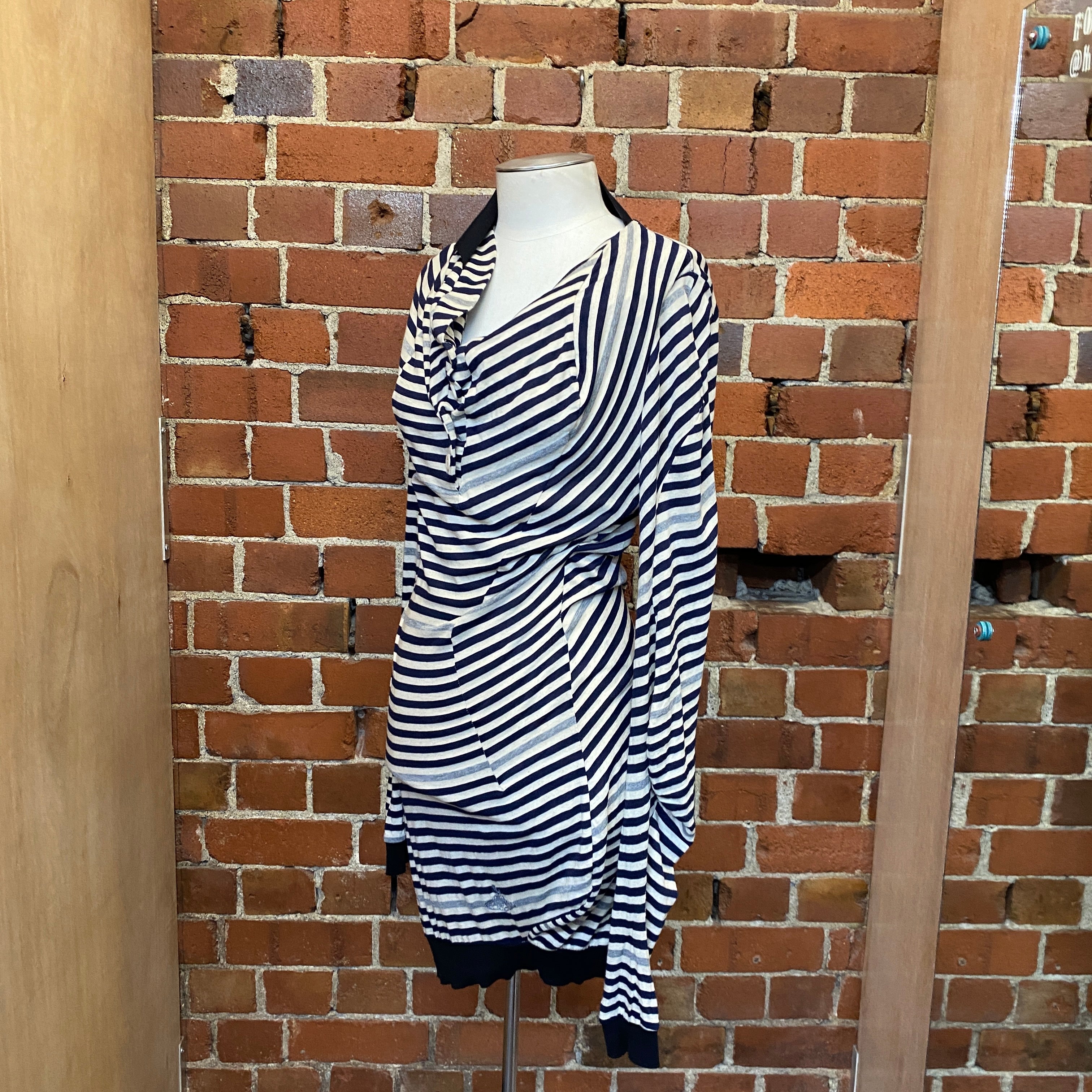 VIVIENNE WESTWOOD Anglomania 1990s 'Drunen Tailor' striped dress