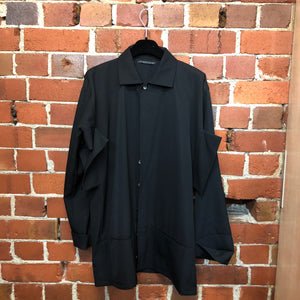 YOHJI YAMAMOTO lambswool kimono sleeve jacket