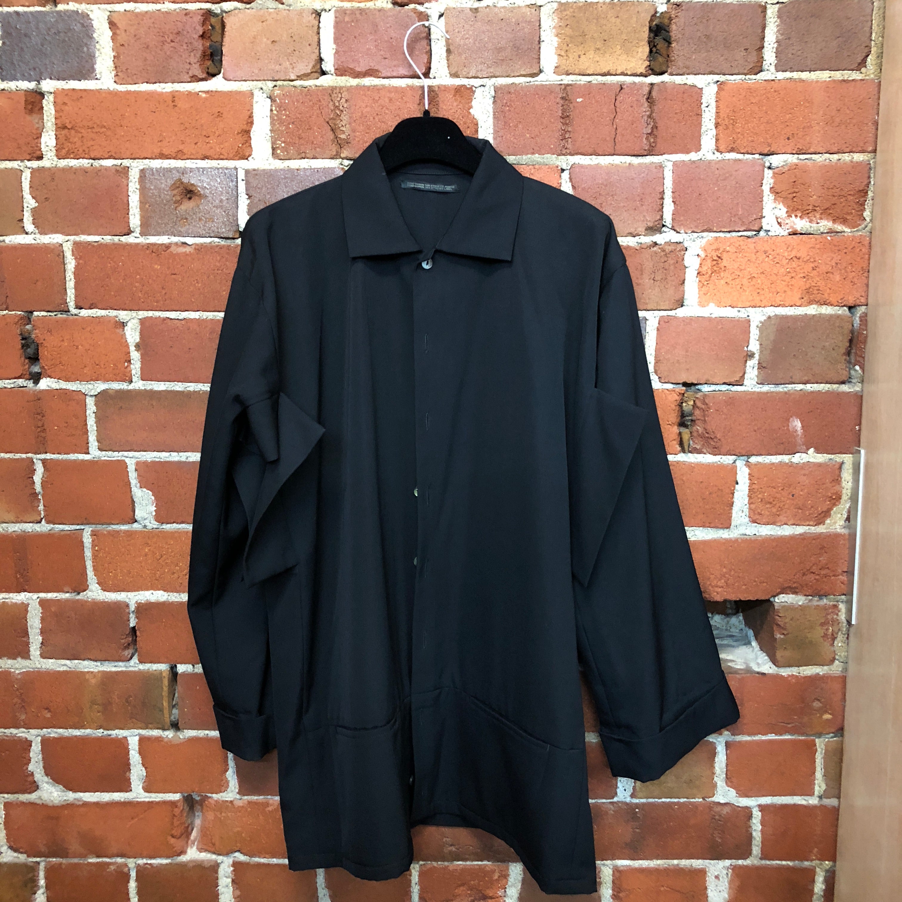 YOHJI YAMAMOTO lambswool kimono sleeve jacket