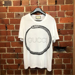 GUCCI snake print t-shirt