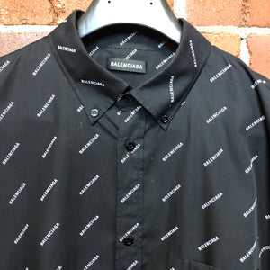 BALENCIAGA logo print shirt